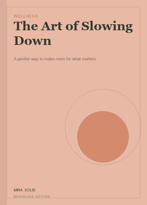 The Art of Slowing Down cover