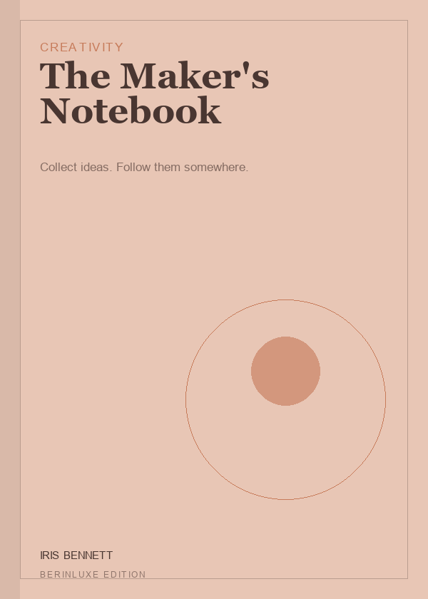 The Maker's Notebook cover